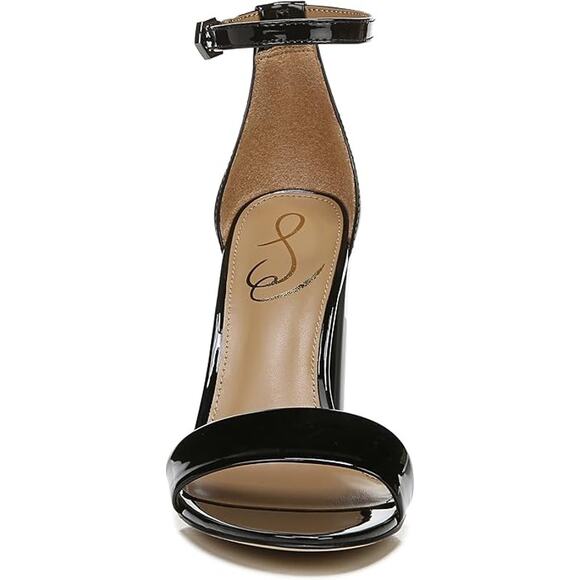 NWT Sam Edelman Yaro Dress Sandals Black Suede Size 9.5 Women's Heels - Picture 5 of 6